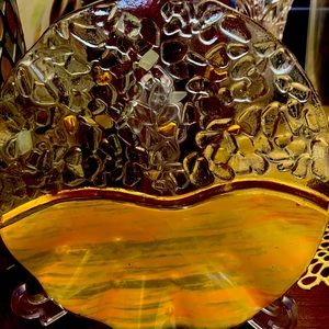 Decorate glass plate